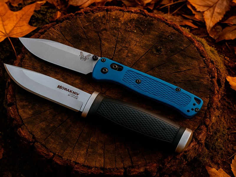 Benchmade Bugout vs Morakniv Garberg: мінімалізм проти надійності