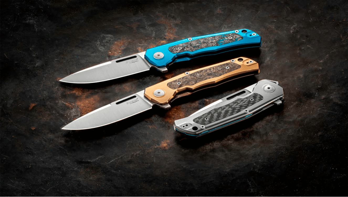 Ножі Lionsteel Q4ttro Titanium vs M4 Olive Wood: титан проти дерева