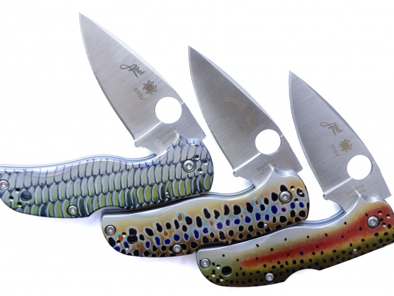 Найкрасивіші ножі Spyderco (Native Abel Reels)