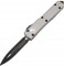 Нож Microtech Ultratech Double Edge Black Blade. Цвет: titanium grey