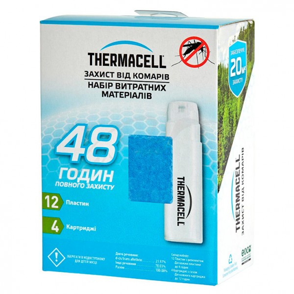 Набір картриджів Thermacell R-4 Mosquito Repellent Refills 48 г.