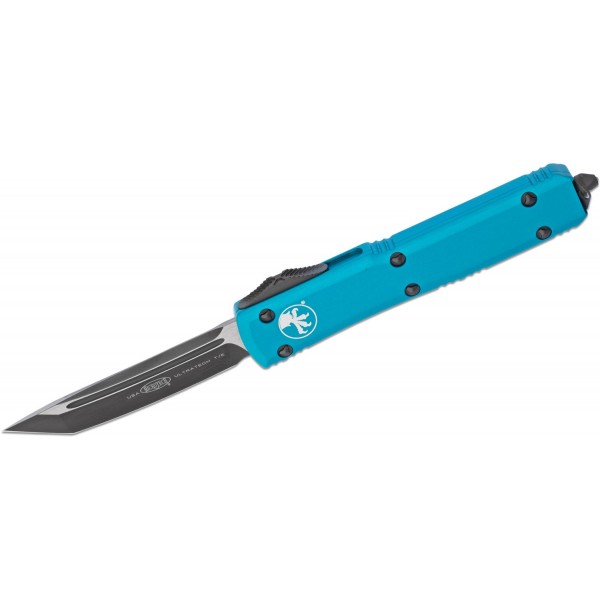 Ніж Microtech Ultratech Tanto Point Black Blade Turquoise