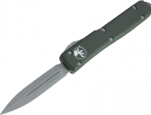 Microtech Ultratech Double Edge Apocalyptic. od green