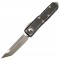 Ніж Microtech UTX-85 Tanto Point Stonewash. Цвет: distressed black