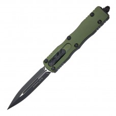 Ніж Microtech Dirac DE Black Blade. Цвет: olive green