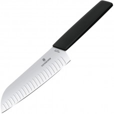 Нож Victorinox Swiss Modern Santoku 17 см черный