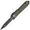 Microtech Ultratech D/E Signature Series OD Green G-10 Composite Top Standard, 122-1GTODS