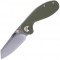 Нож CJRB Maileah Large Stonewash Blade AR-RPM9 Steel G10 Green