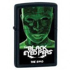   Зажигалка ZIPPO 218 BLACK EYED PEAS зеленая 28026