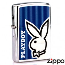 Зажигалка ZIPPO 200 PLAYBOY BUNNY BLUE 28261