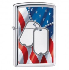 Зажигалка ZIPPO 28291 FLAG & DOG TAG