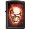 Зажигалка ZIPPO 218 BURNING SKULL 28307