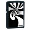 Зажигалка ZIPPO 28297 SPIRAL BLK WHITE