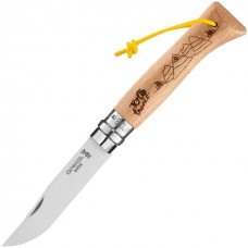Нож Opinel 8 VRI Tour de France 2021 Engraved