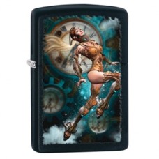 Зажигалка ZIPPO 28670 STEAMPUNK AVIATOR GIRL JUMPING