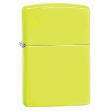 Зажигалка ZIPPO 28887 REG NEON YELLOW LIGHTER