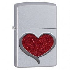 Запальничка ZIPPO 205 GLITTER HEART 29410 