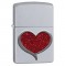 Запальничка ZIPPO 205 GLITTER HEART 29410 