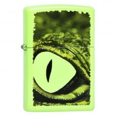 Запальничка ZIPPO 29414 ALLIGATOR GREEN NEON YELLOW