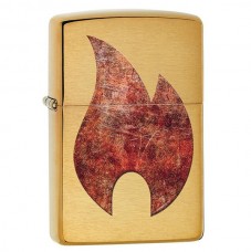 Зажигалка ZIPPO 204B RUSTY FLAME DESIGN 29878