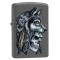 Зажигалка ZIPPO 211 WOLF SKULL FEATHER DESIGN 29863