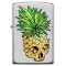 Зажигалка ZIPPO 250 LEAF SKULL PINEAPPLE 49241 