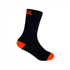 Водонепроникні шкарпетки Dexshell Ultra Thin Children Sock, помаранчевий/чорний (S)