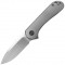 We Knife Elementum, 20CV Satin, Gray Titanium, WE18062X-1