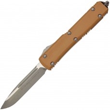 Ніж Microtech Ultratech Drop Point Apocalyptic Signature Series G10 Tan