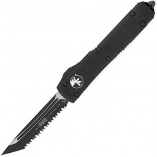 Ніж Microtech Ultratech Tanto Point Black Blade Full Serrated Tactical