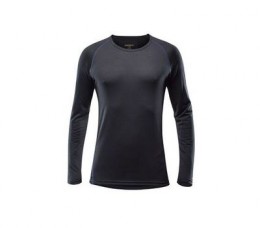 Термофутболка Devold Breeze Man Shirt, black/gray melange/mistral/night