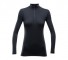 Термофутболка Devold Breeze Woman Half Zip Neck LS, L/M/S/XS, bluebell melange/black/cayenne 036811