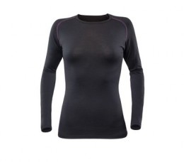 Термофутболка Devold Breeze Woman Shirt LS Black/Bluebell melange/Grey melange/Watermelon/Peone stripes/Allure/Liberty