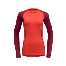 Термофутболка Devold Expedition Woman Shirt L/XL/M/S/XS, Beetroot/Black/Fuchsia 034989