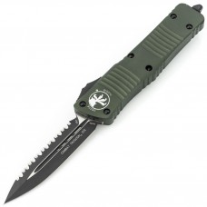 Ніж Microtech Combat Troodon Double Edge Black Blade FS, OD Green handle