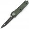 Ніж Microtech Combat Troodon Double Edge Black Blade FS, OD Green handle