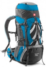 Рюкзак туристичний Naturehike NH70B070-B, 70 л + 5 л, блакитний