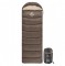Спальник с капюшоном Naturehike U150 NH20MSD07, (11°C), левый, коричневый