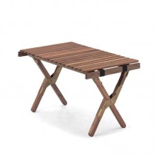 Стіл складаний Naturehike HTM Roll Table NH21JJ001, дерево, Розмір M, чорний горіх