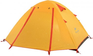 Палатка Naturehike P-Series NH18Z033-P, 210T/65D, трехместная, оранжевая