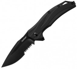 Ніж Kershaw Lateral BLK напівсерейтор