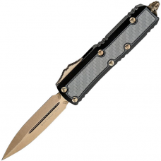 Ніж Microtech Daytona Double Edge Bronze CF Inlay