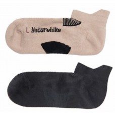 Термошкарпетки низькі Naturehike NH21FS014, 2 пари (бежеві, чорні), розмір М