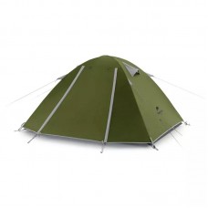 Палатка трехместная Naturehike P-Series NH18Z033-P 210T/65D, темно-зеленая