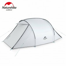 Палатка трехместная Naturehike Cloud Fun NH19ZP006, 210T/Silver Coated, белая