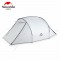 Палатка трехместная Naturehike Cloud Fun NH19ZP006, 210T/Silver Coated, белая