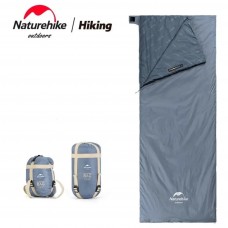 Спальник надлегкий Naturehike Ultralight LW180 NH21MSD09, (15°C), p-p M, сіро-синій