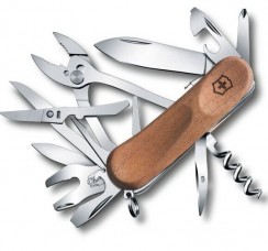 Нож Victorinox Delemont, EvoWood S557, 85 мм, орех, (блистер)