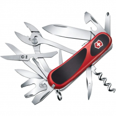 Ніж Victorinox Delemont, Evogrip S557, 85 мм, червоний/чорний