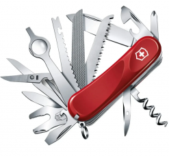 Нож Victorinox Delemont, Evolution 28, 85 мм, красный